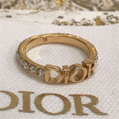 dior ring square logo|dior ring used.